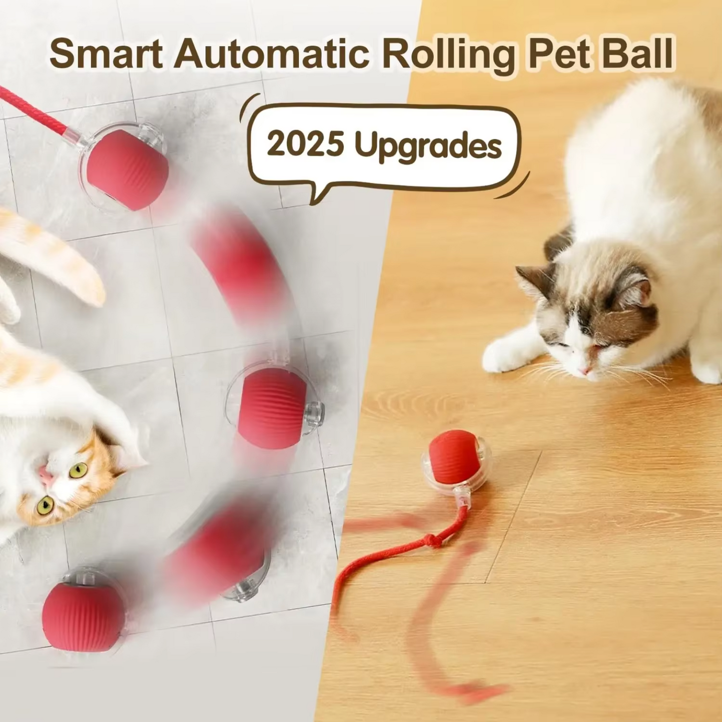 FreshPawsAir - Smart Chase Pet Toy Ball